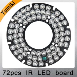 Yumiki Infrared 72pcs IR LED board for CCTV cameras night vision (diameter 76mm)