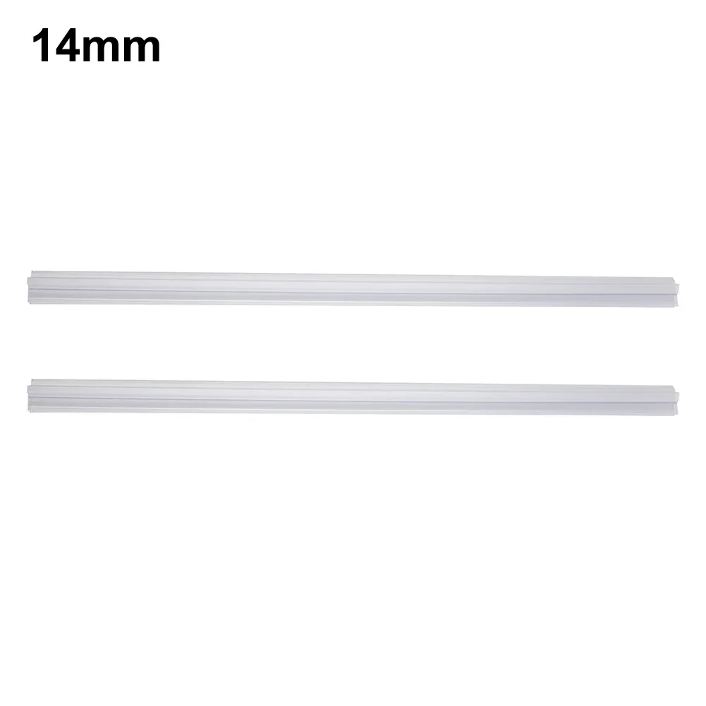 2pcs 50cm Transparent Rubber Shower Replacement Seal 6/8/10/12mm Universal- Glue-Free Waterproof Cuttable Bathtub Shower Seal