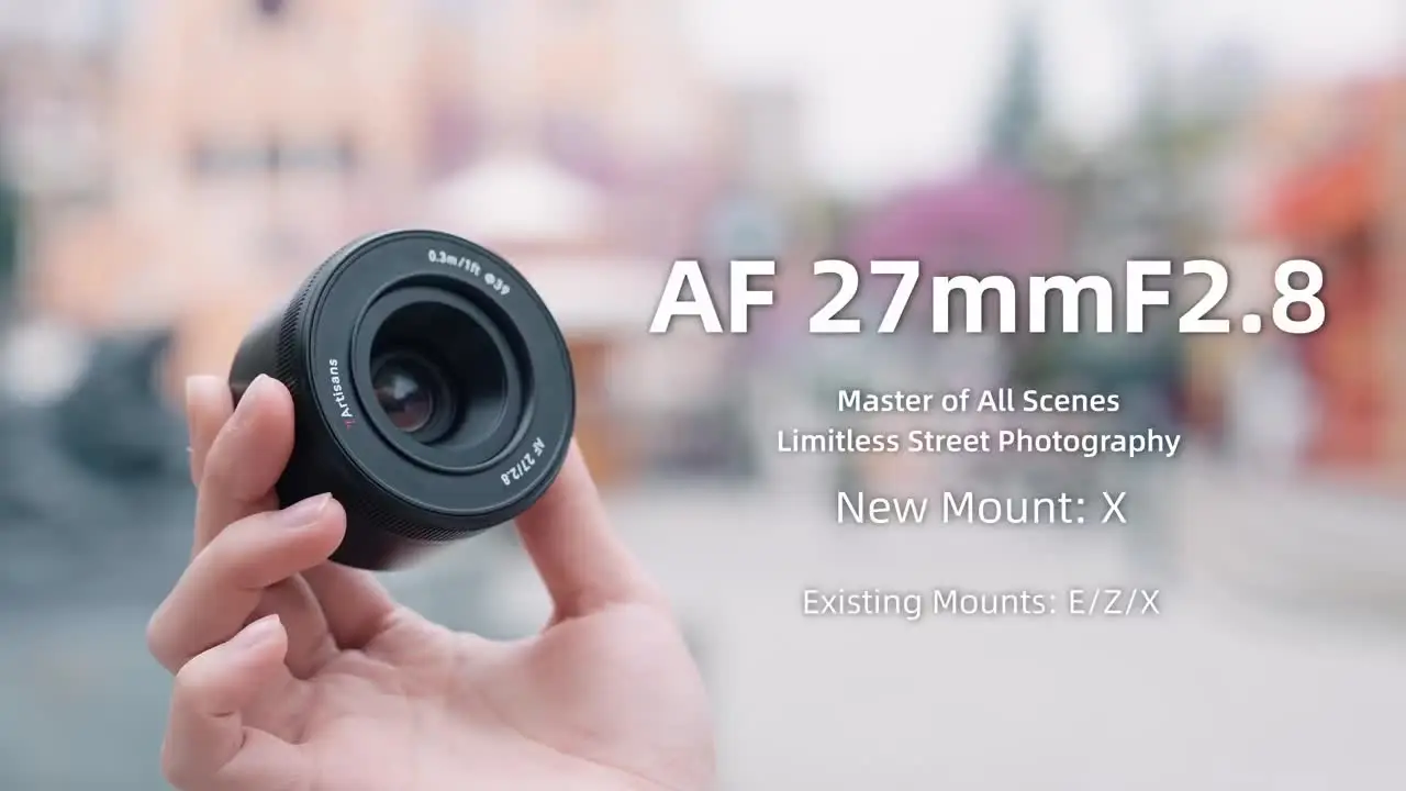 7Artisans 27mm F2.8 AF 広角単焦点レンズ ブラック