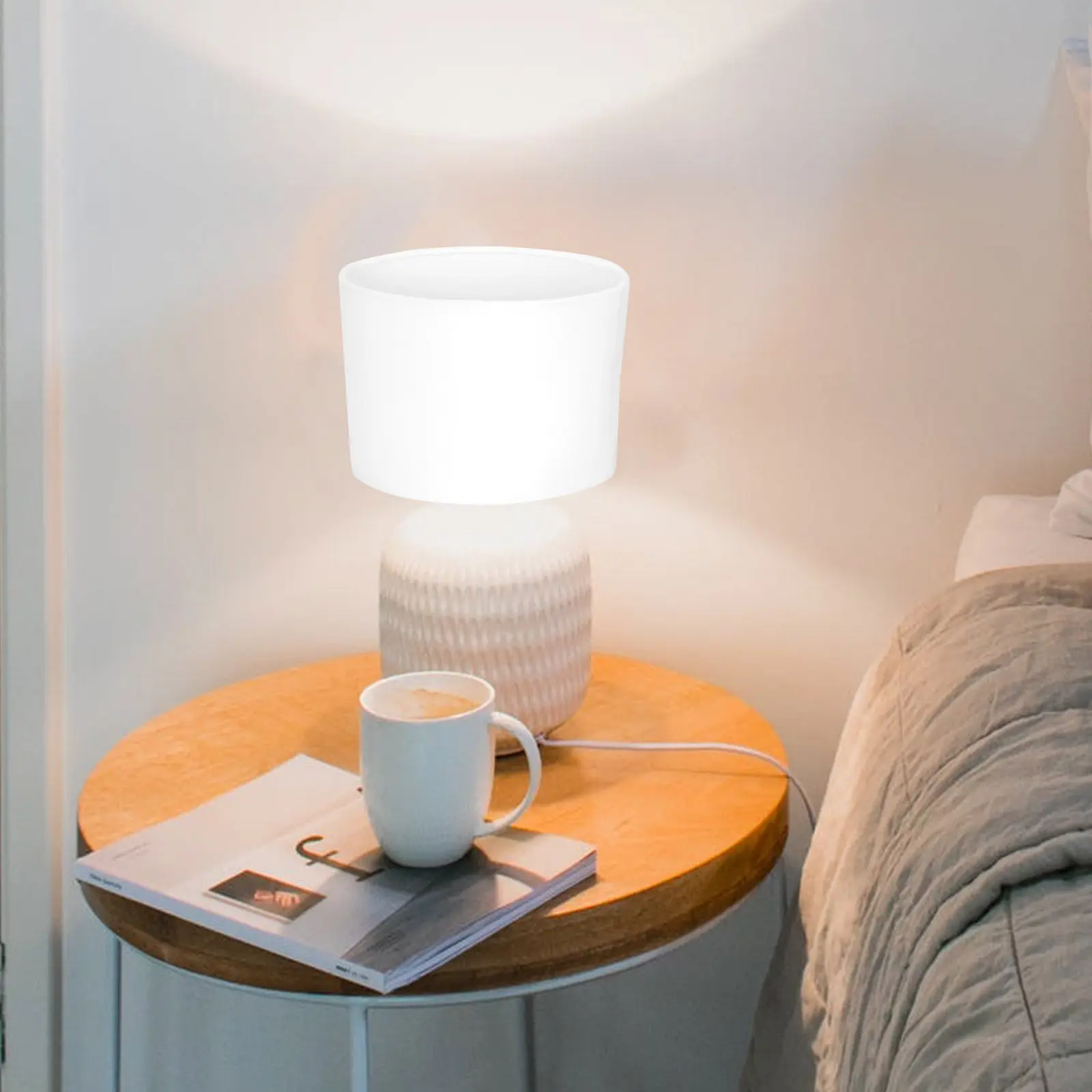 

Овальный тканевый абажур для напольных и настольных ламп, рассеиватель света, смягчающий яркость, защита глаз, декор для дома, современный дизайн