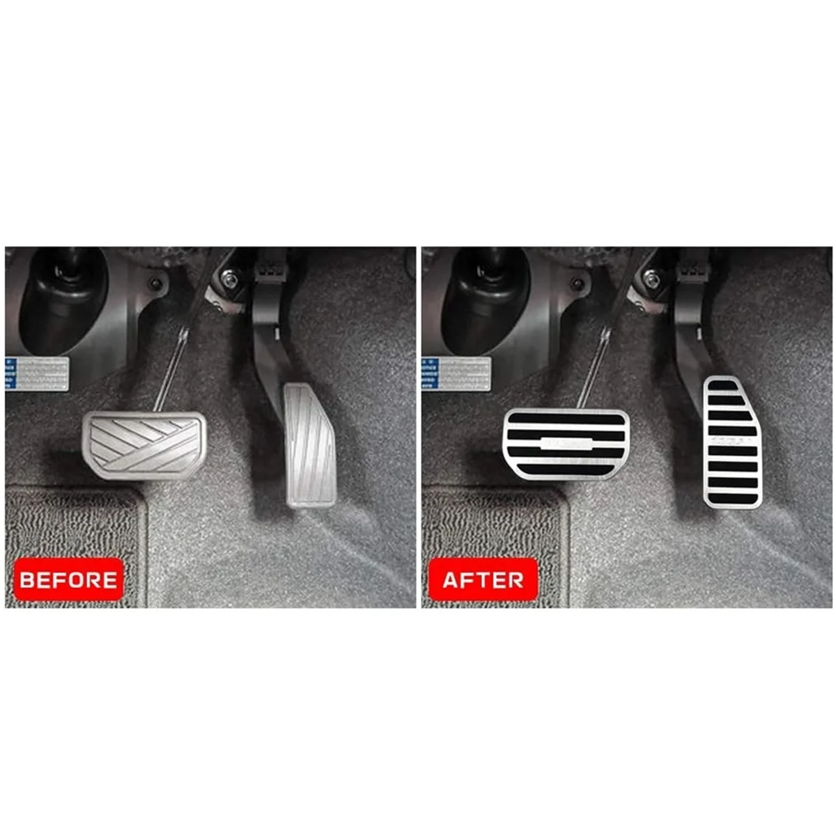 For Spacia / Spacia Custom MK54S MK94S 2023 2024 Aluminum Alloy Anti-Slip Gas Pedal Brake Pedal Cover Accessories