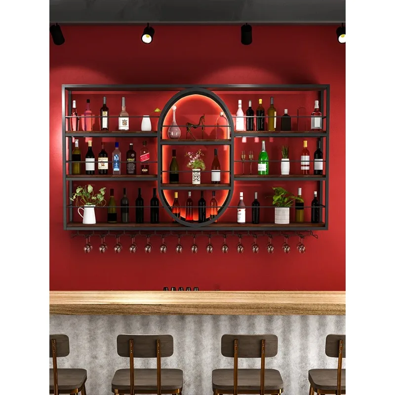 

Bar Red Wine Rack Display Rack Wall-Mounted, Wall-mounted , Iron Wine Rack,Wall-mounted Bar Wine Rack