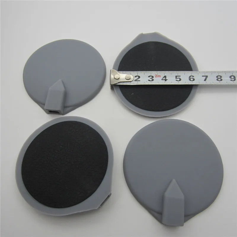 

50Pcs (25Pair) Non-Stick 65mm Plastic Plate Rubber Electrode Pads For Tens Micro Current EMS Electro Stimulation Beauty Spa