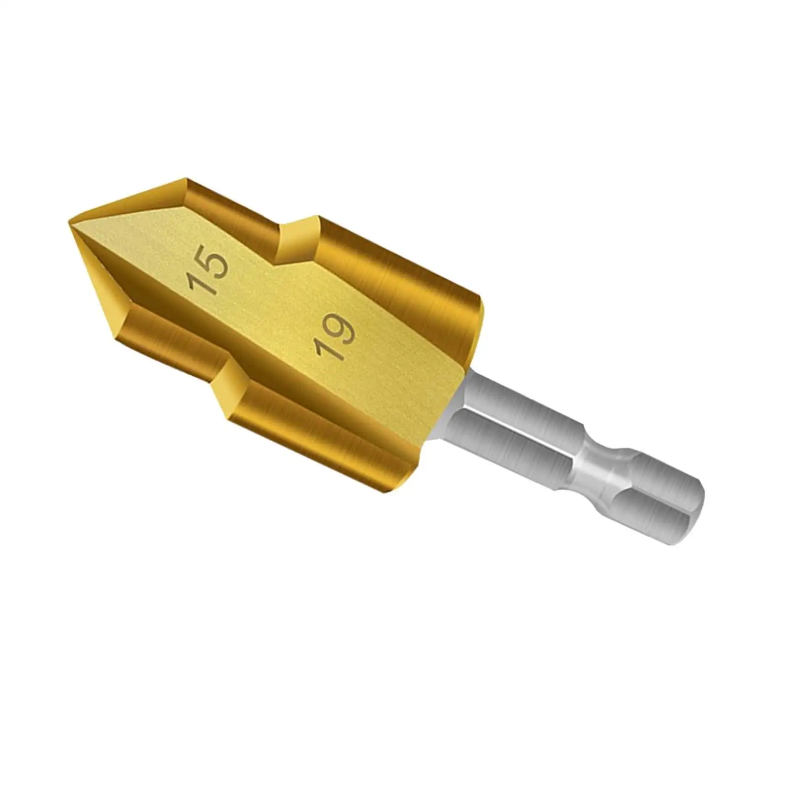 Ppr Lifting Stepped Drill Accessory Multipurpose Wear Resistant Stable Performance High Speed Steel Easily Install Hexagon Shank