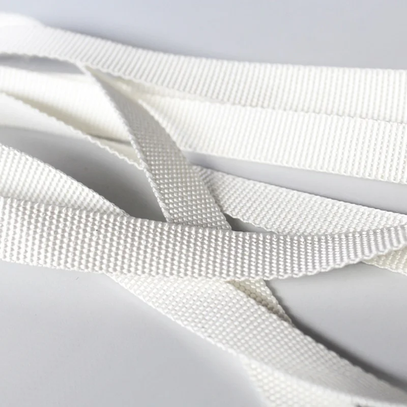 50m  UHMWPE webbing Ultra high molecular weight polyethylene tape anti cutting band wear-resistant safety Ribbon white