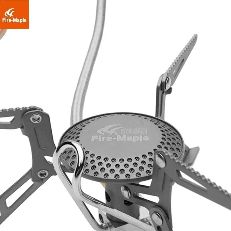 Fire Maple Titanium Gas Stove Outdoor Camping Travel Picnic Cooking Burners Portable Fold Furnace Lightweight Split Blade 2
