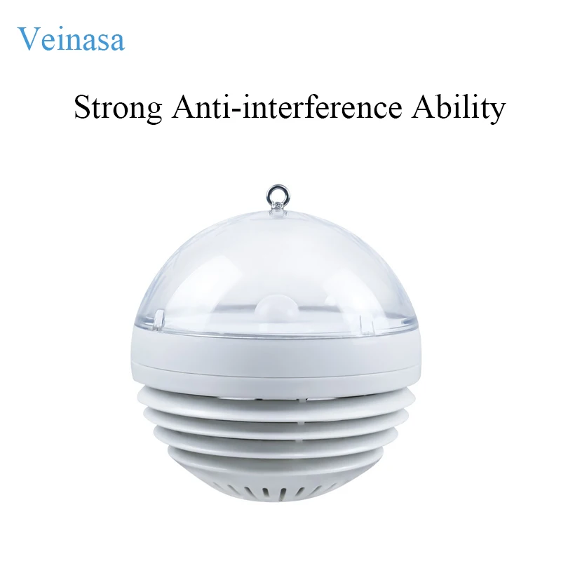 2026 Veinasa XS-THGCO2P Plastic Spherical Microclimate Instrument 4G Communication Meteorological Monitoring Temperature Humidit