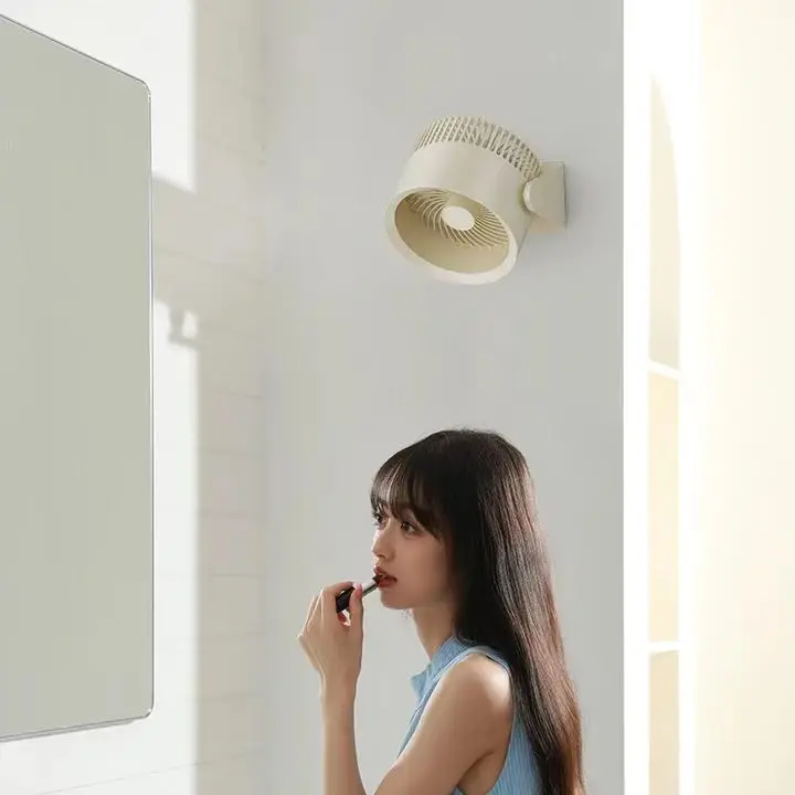 Circular Foldable Exhaust Ventilation Fan Usb Rechargeable Dual-purpose air Conditioning Circulating Fan in Summer wholesale