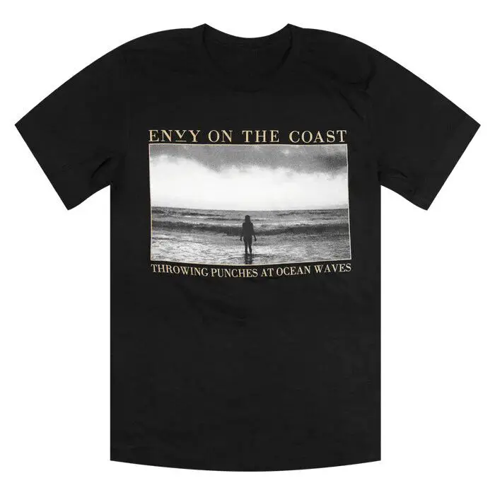 تي شيرت Envy on the Coast Band قطن أسود كامل الحجم MM1205 #1