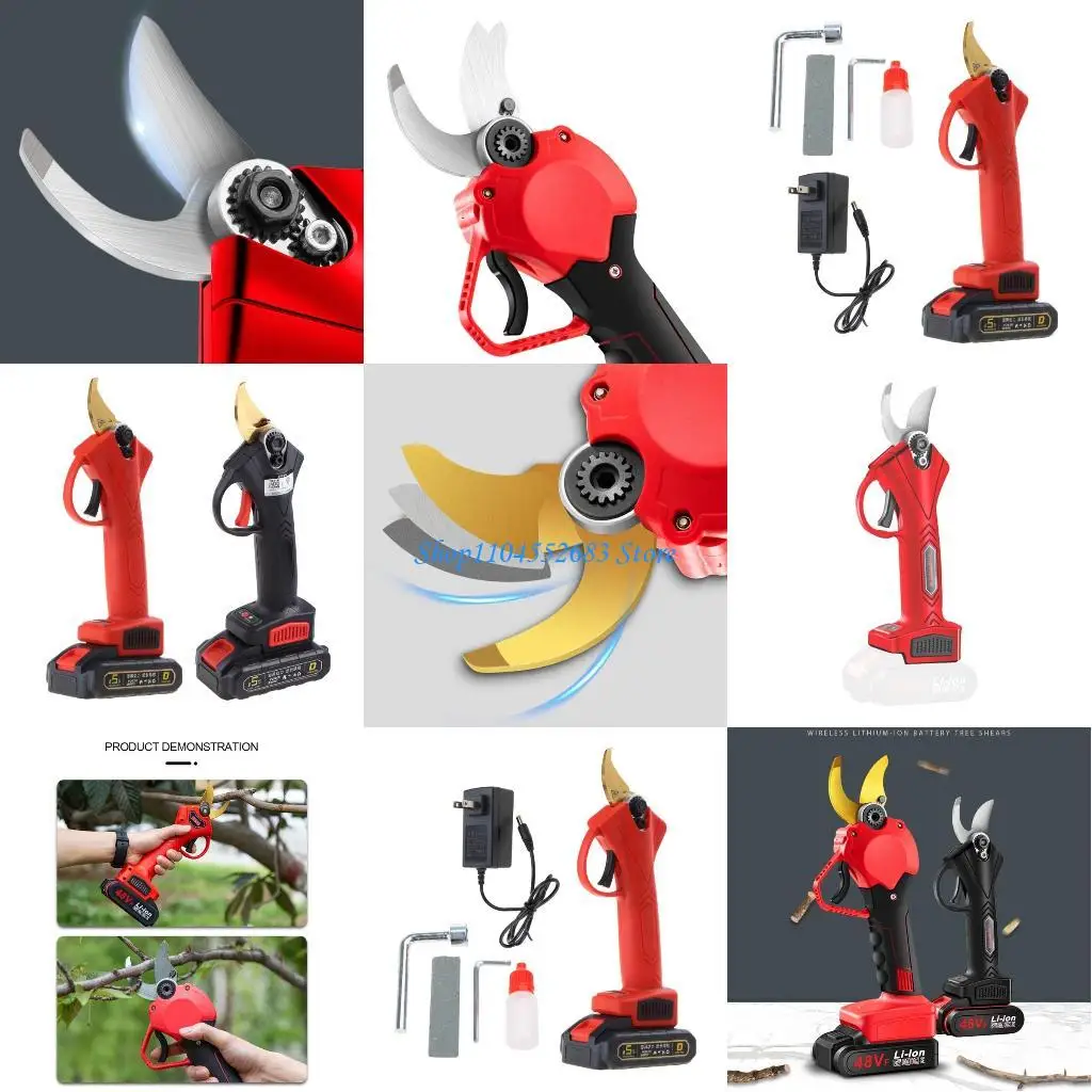 

Электрические секаторы Y6GD Беспроводная литиевая батарея большой емкости 48VF ​​100W