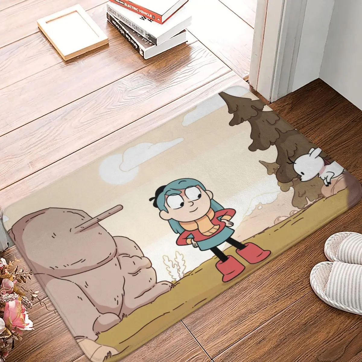 Hilda Frida David Cartoon Serials Non-slip Doormat Look Bath Bedroom Mat Welcome Carpet Indoor Pattern Decor