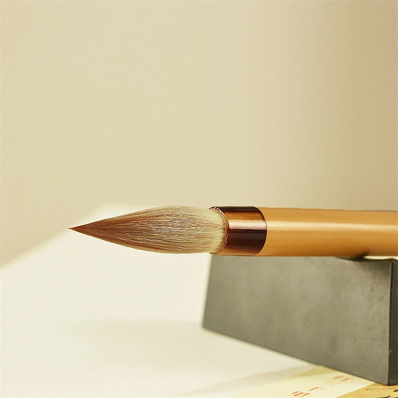 Ouyang Xun Regular Script Brush Pen Weasel Woolen Multiple Hair Lian Brushse Set Running Cursive Script Special Writing Brush