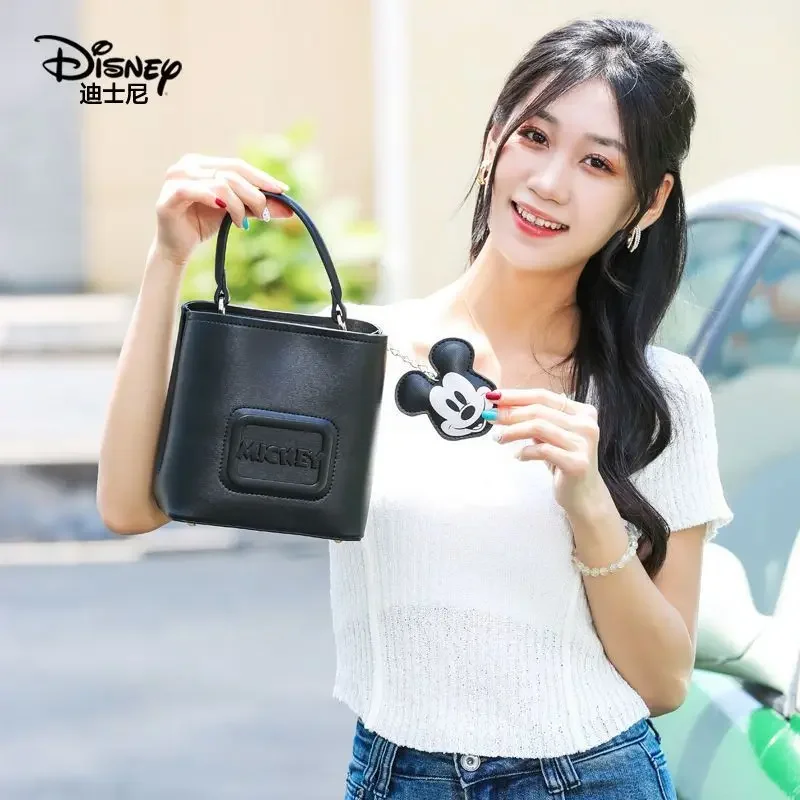 

Модная новая маленькая квадратная сумка Disney с Микки Желейной для женщин, универсальная сумка высокого качества с героями мультфильмов, двойного назначения