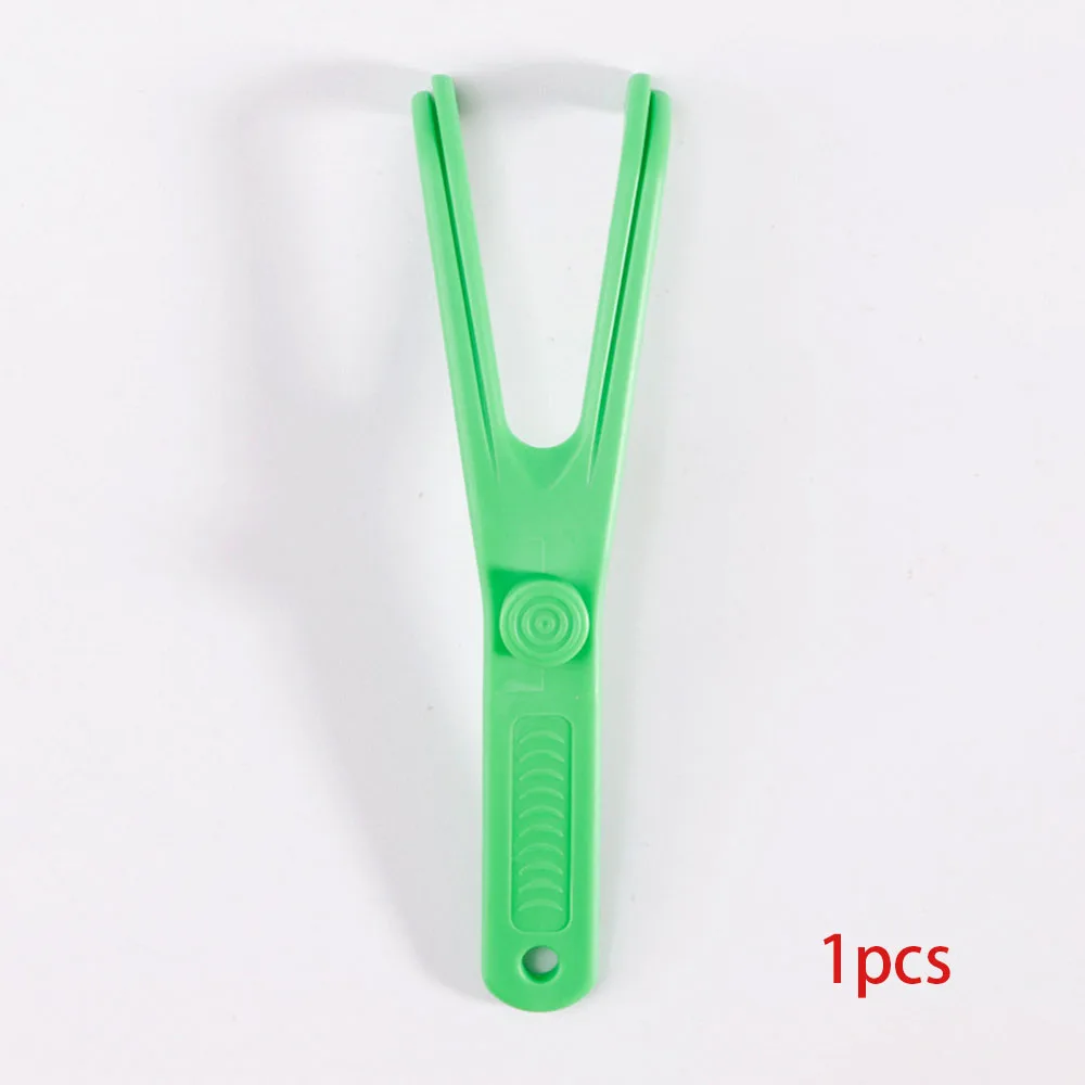 JNSUR 1 Stück Y-förmiger Zahnseidehalter, Interdentalreiniger, Zahnseide-Zubehör, Ersatz für Zahnseide-Picks, Mundpflege, Zahnstocher, Reinigung – Detail 13