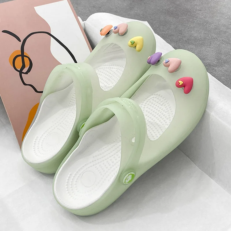 

Women Blue Summer Sandals Rubber Jelly Shoes Non Slip Comfort Women Slipper and Sandal Hot Sale Women Beach Shoes Indoor Slides