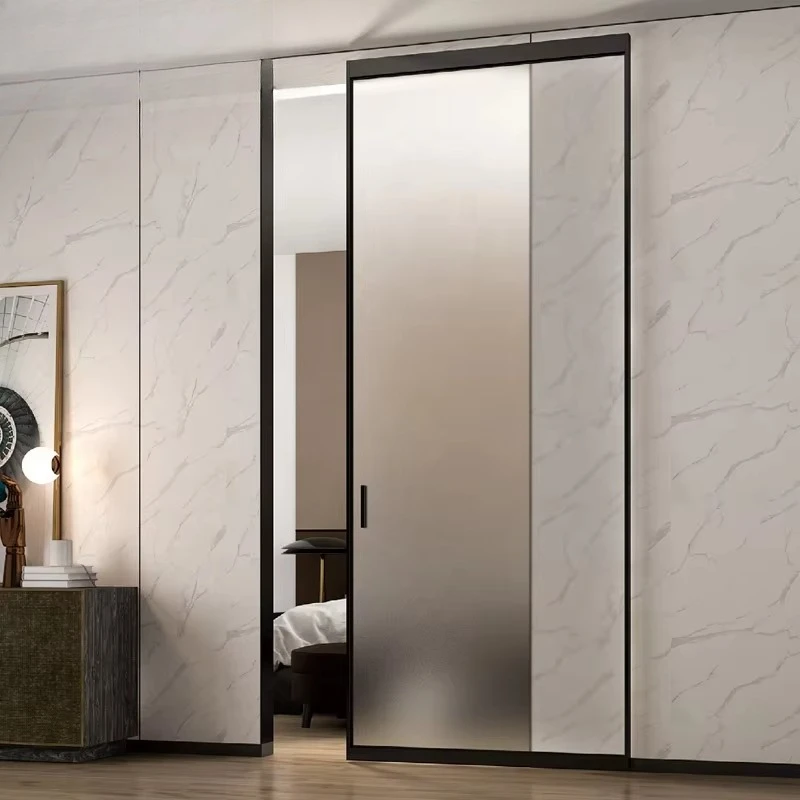 M973 60kg Capacity Wall Mounted Wood Door Roller System Soft Close Trackless Magic Sliding Door Roller System