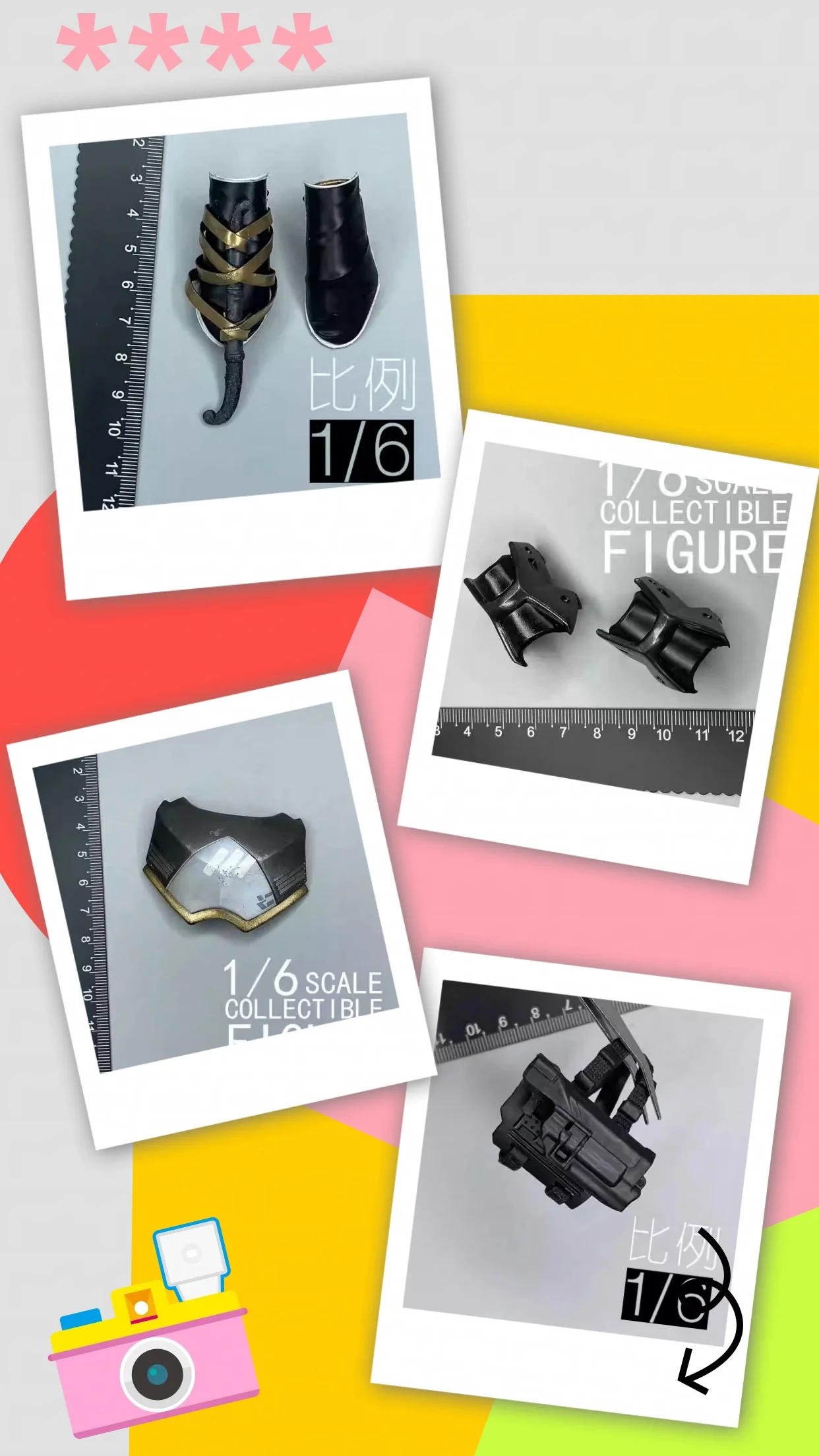In Stock Threezero 1/6 Scale Male Soldier Wristband Knee Pad Cuirass Leg Hanging Prop Accessories For 12'' Action Figure Model