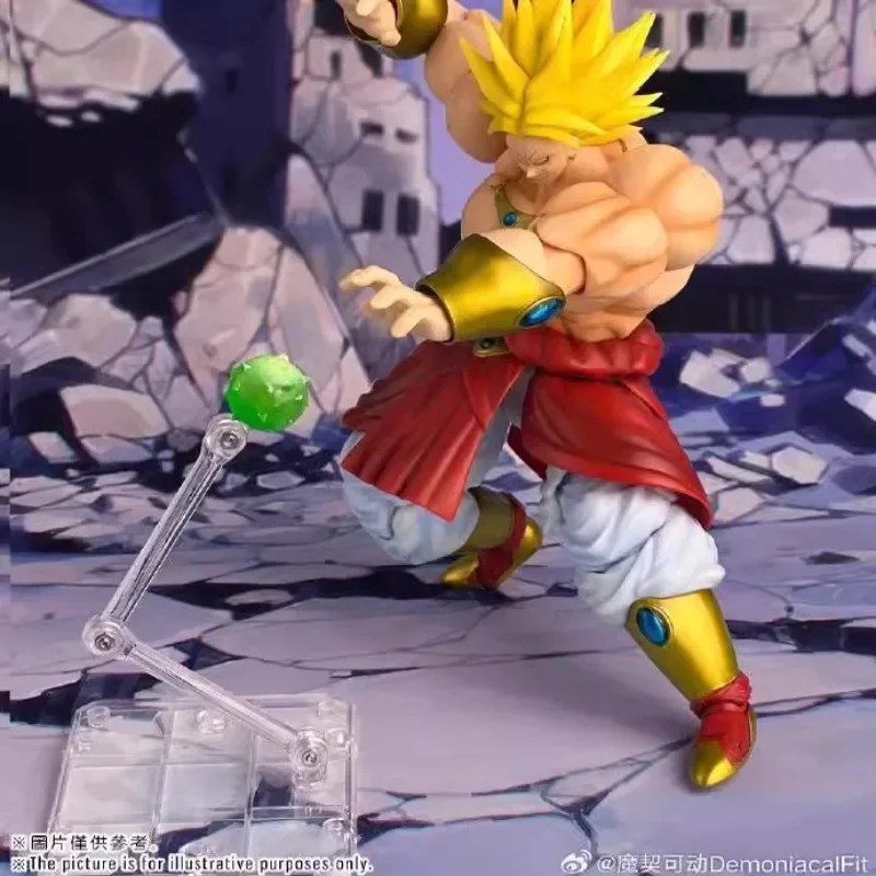 In Stock New Product Magic Contract Movable DF Legendary Berserker Broly Shf 6 Inches 19 Cm Movable Doll Collection Gift