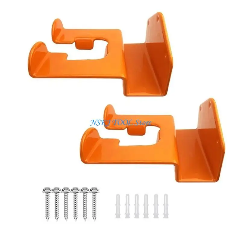 L8RC Gardening Equipment Tool Hanging Solution Heavy Load Weeder Eater Wall Hook Bracket Rack, Easy Installs for Various Size