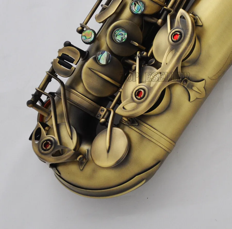 

Professional Antique Bronze 54 Reference Eb Alto Saxophone Sax +Pro Metal Mouth 2025