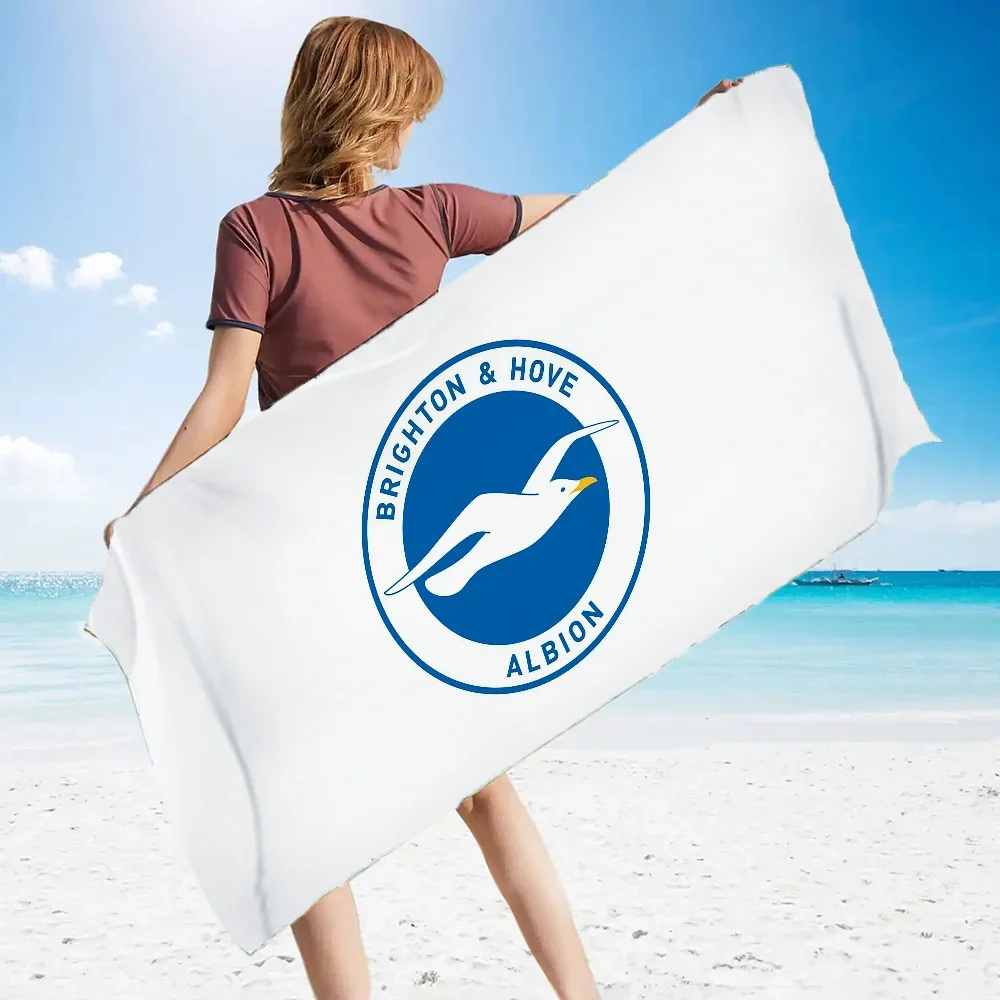 B-Brighton Hove AlbionS Asciugamani da palestra in tessuto per sauna in microfibra con disegni Asciugamano da spiaggia in cotone grande Uomo Asciugamano ad asciugatura rapida da campeggio