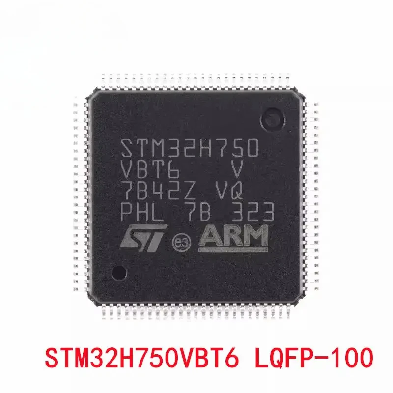 STM32H750 STM32H750VBT6 STM32 H750VB H750VBT6 LQFP-100 ARM Cortex-M7 32-bit Microcontroller MCU Chip IC Controller New Original