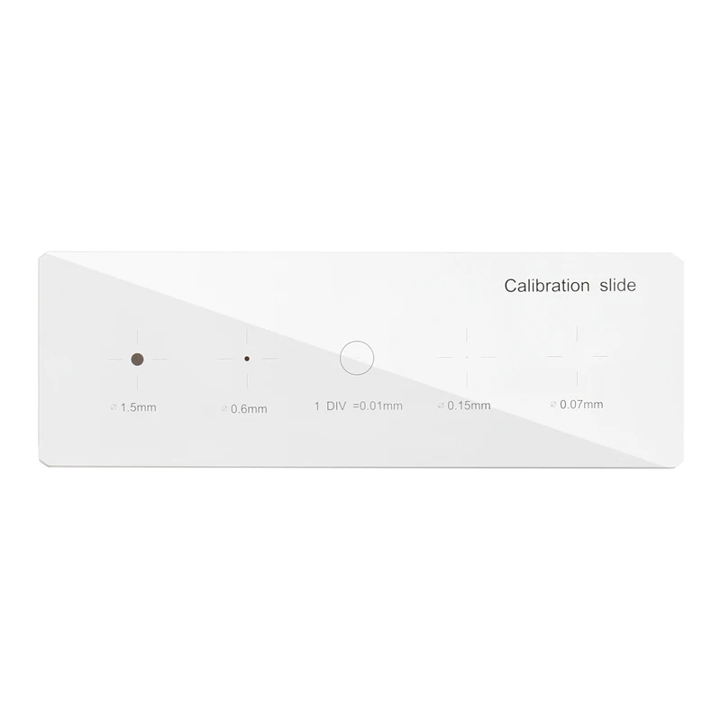 0.01 mm Microscope Glass Ruler Calibration Ruler Measuring Ruler Micro Ruler DIV=0.01mm Microscope Measurement