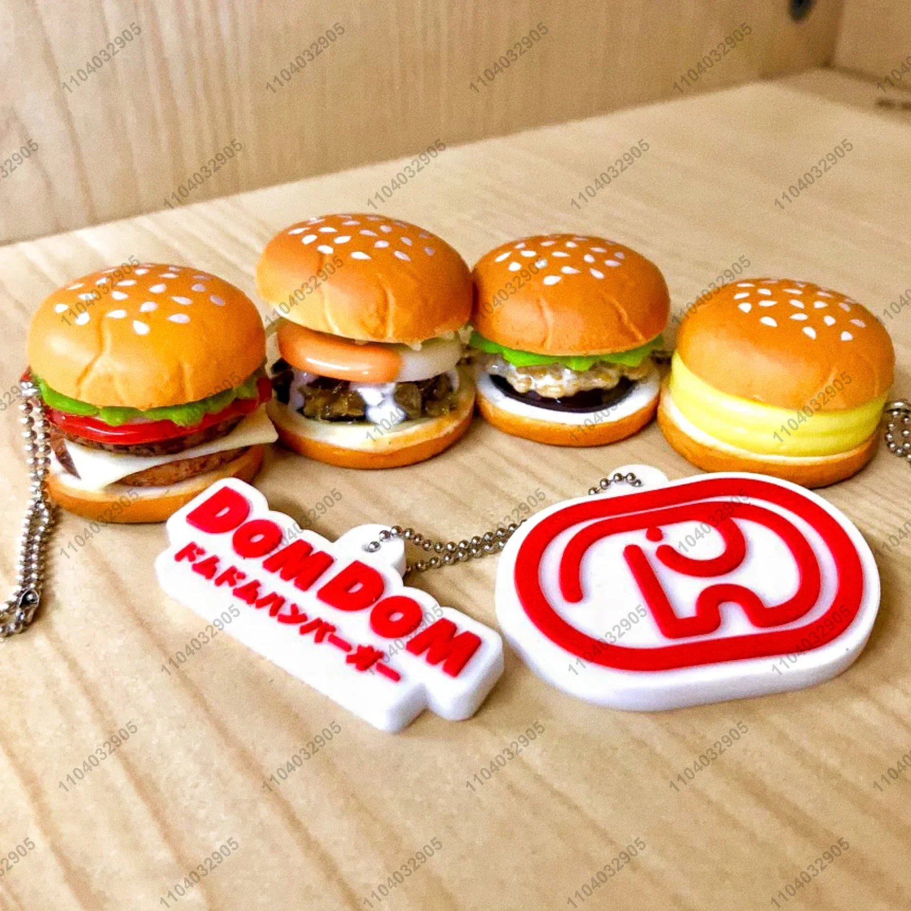 Capsule Toy Hamburger Food Toy Cheese Beef Burger Simulation Food Cute Mini Keychain Bag Accessories Gift Toy