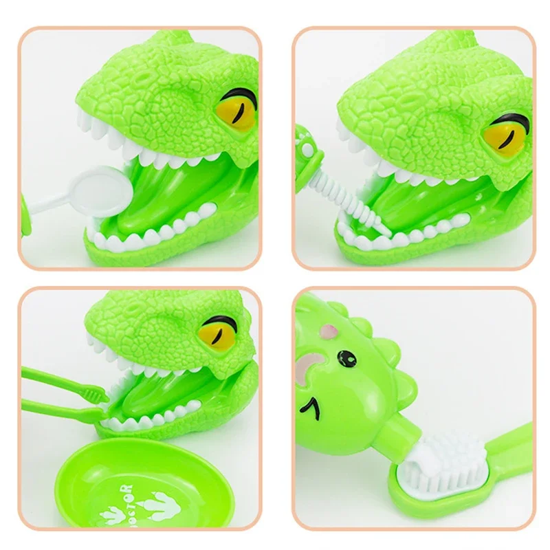 ألعاب مونتيسوري التعليمية للأطفال ، تعلم مبكر لأطباء الأدوار ، تنظيف بذكاء الأطفال ، أدوات تعليمية لتدريس الأسنان ، 1: 10: