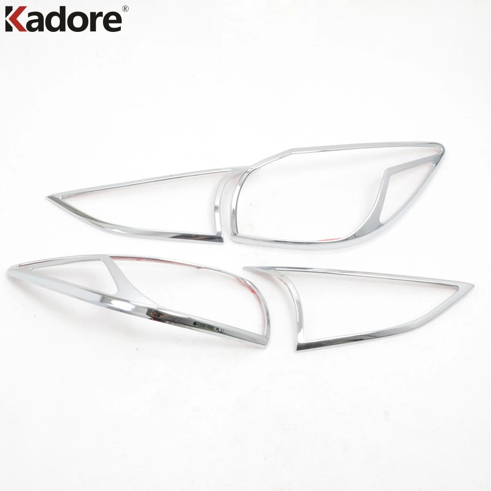 الخلفية الذيل ضوء غطاء المصباح الكسوة لمازدا 3 Axela 2014 2015 هاتشباك كروم سيارة الخارجي الضوء الخلفي الإطار الزخارف الملحقات