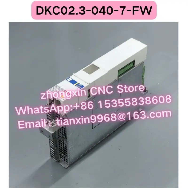 Second-hand DKC02.3-040-7-FW servo drive Function check intact, fast delivery
