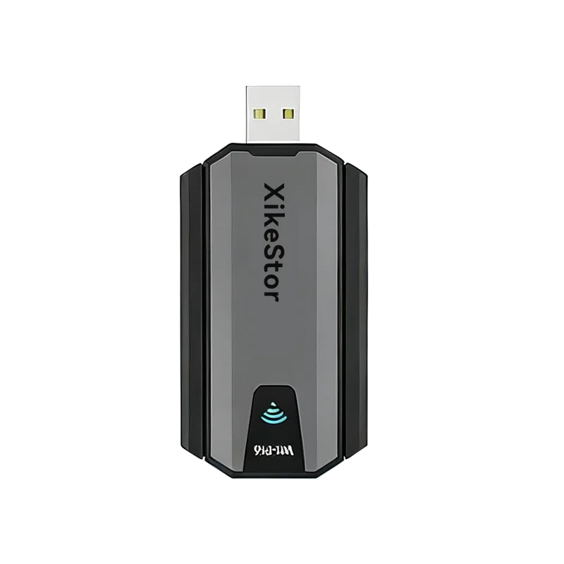 XikeStor gaming wireless network card, Wi-Fi 5G, tri-band Internet access Dual antenna enhancement, built-in Win10/11 driver, SK