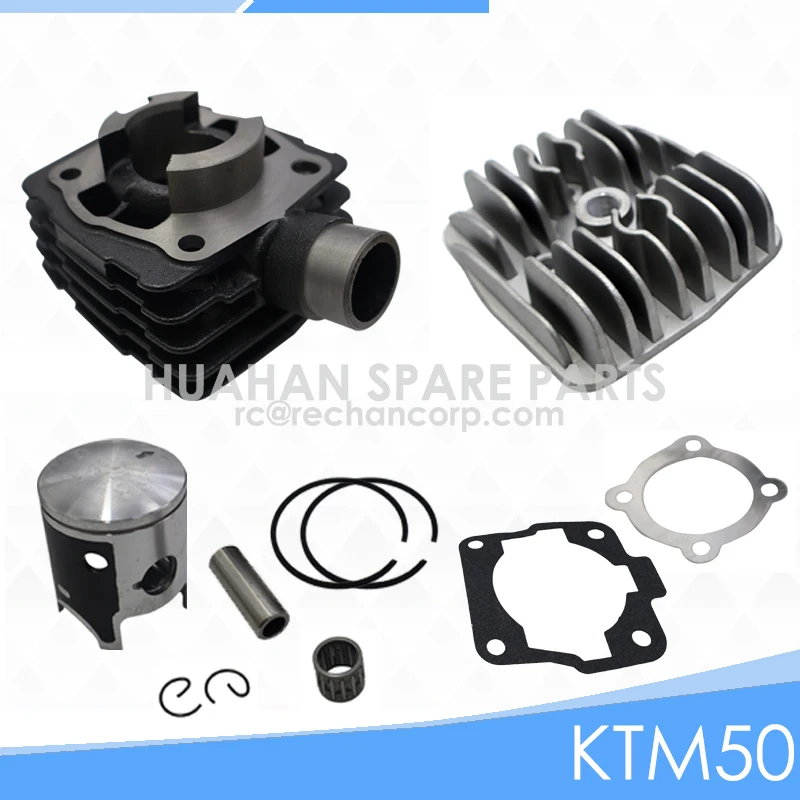

39.5mm Cylinder Kits Motorcycle AIR COOL Engine piston Gasket For KTM 50 KTM50 Motobike SX50 50cc Mini Adventure Senior