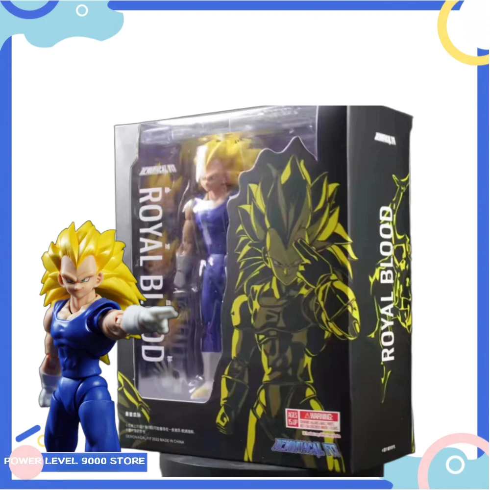 

In Stock Demoniacal Fit Dragon Ball Vegeta Royal Blood Super Saiyan SSJ3 Anime Action Figure Model Gift