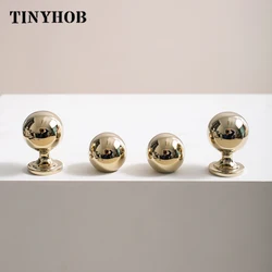 Brass Ball/Bright Gold Knobs and Pulls Brass Door Knobs and Handles for Cabinet Kitchen Cupboard Drawer Knobs Kitchen Home Decor