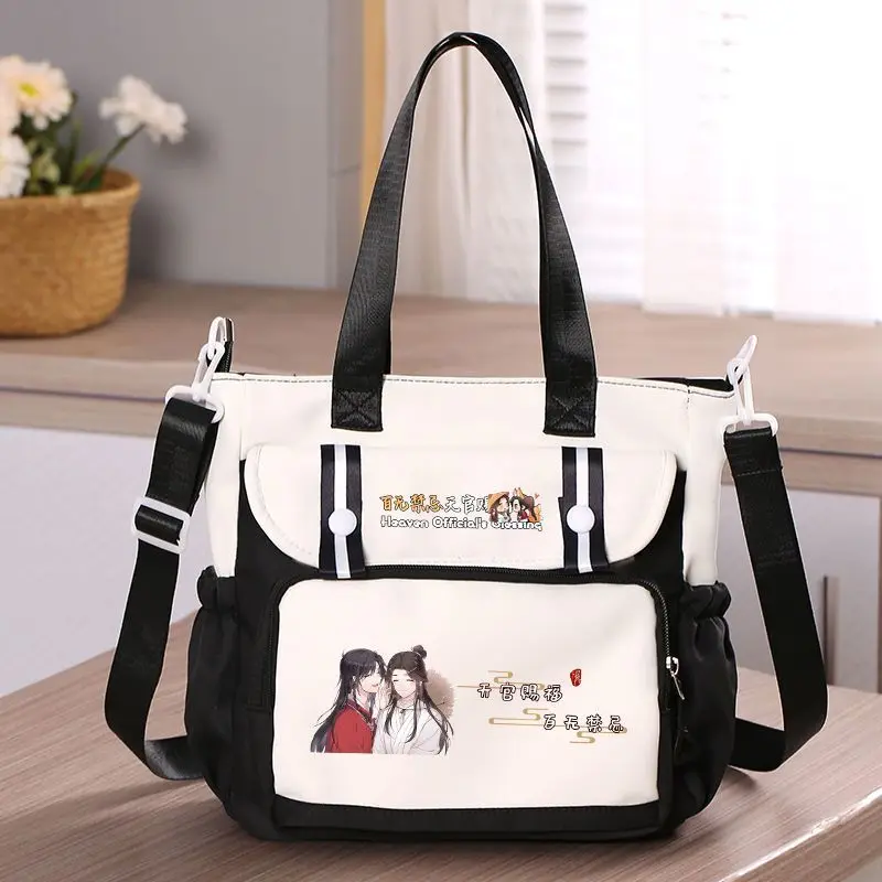 

Game Tian Guan Ci Fu Anime Cos Xielian San Lang 2025 New Unisex Casual Patchwork Printed Crossbody Bag Birthday Present