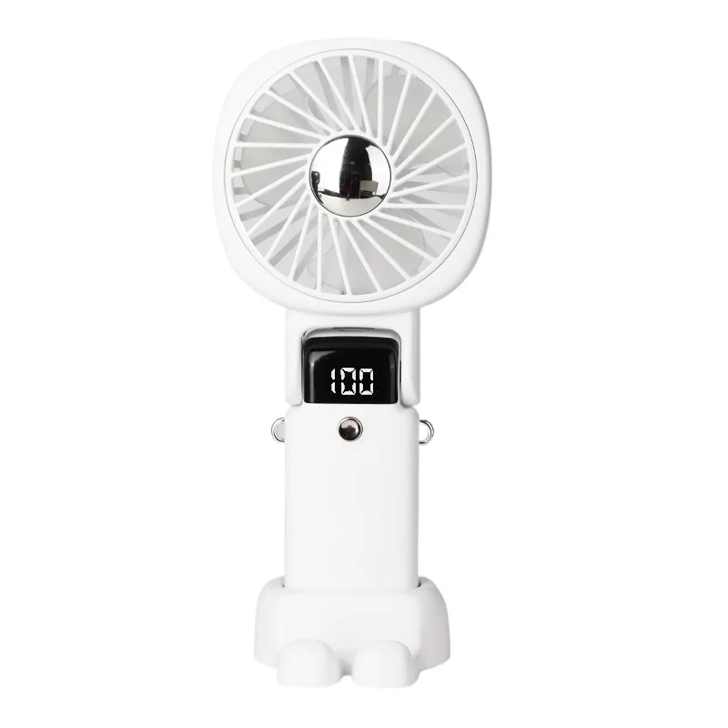 Hot selling fan, handheld power bank fan, USB portable 5-speed multifunctional fan