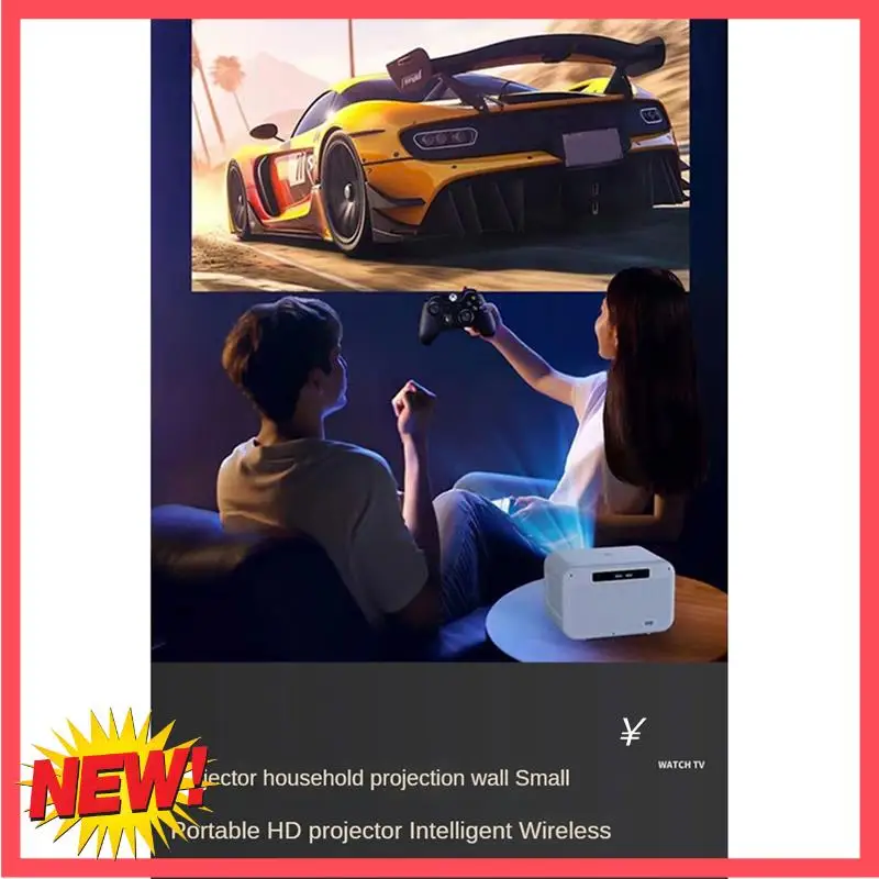 

B17C Умный проектор с электрической фокусировкой ABS 1080P HD Портативный проектор для домашнего кинотеатра и офисного кинотеатра с вилкой европейского стандарта