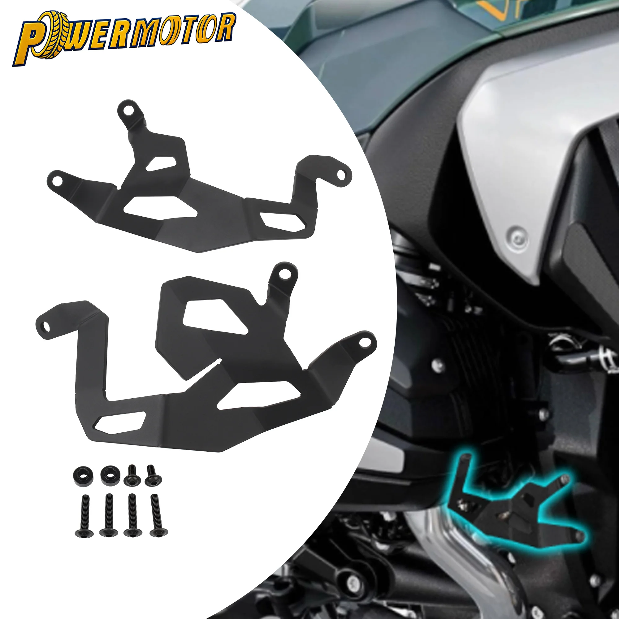 

For BMW Motorcycle Sensor Guard Protector Engine Side Cover Lambda Probe Protection Grill R1300GS R 1300 GS ADV 2023 2024 2025