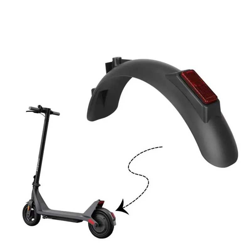 For Xiaomi 4Lite 2Nd Electric Scooter Rear Mudguard Fender With Reflector Replacement Part Accessories Kit