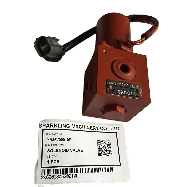 

SK135SR-1E SK200SR-1 Excavator Yn35V00010f1 Solenoid Valve YN35V00010F1
