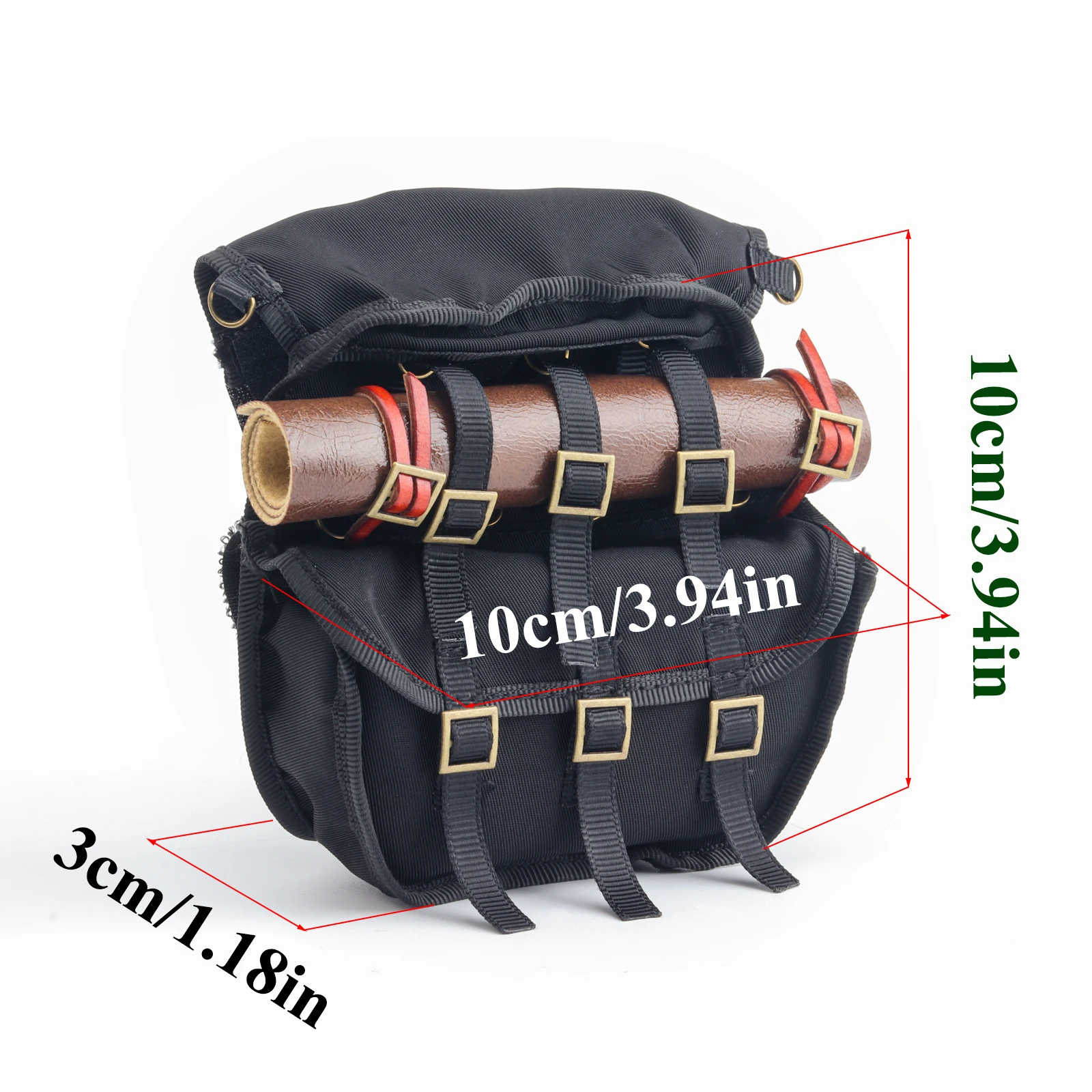 1.  9 cali 2.2 cala Symulacja Opona Zapasowa Plecak Dekoracja Koła Opony Torby do Przechowywania dla Samochodów RC Crawler 1/8 1/10