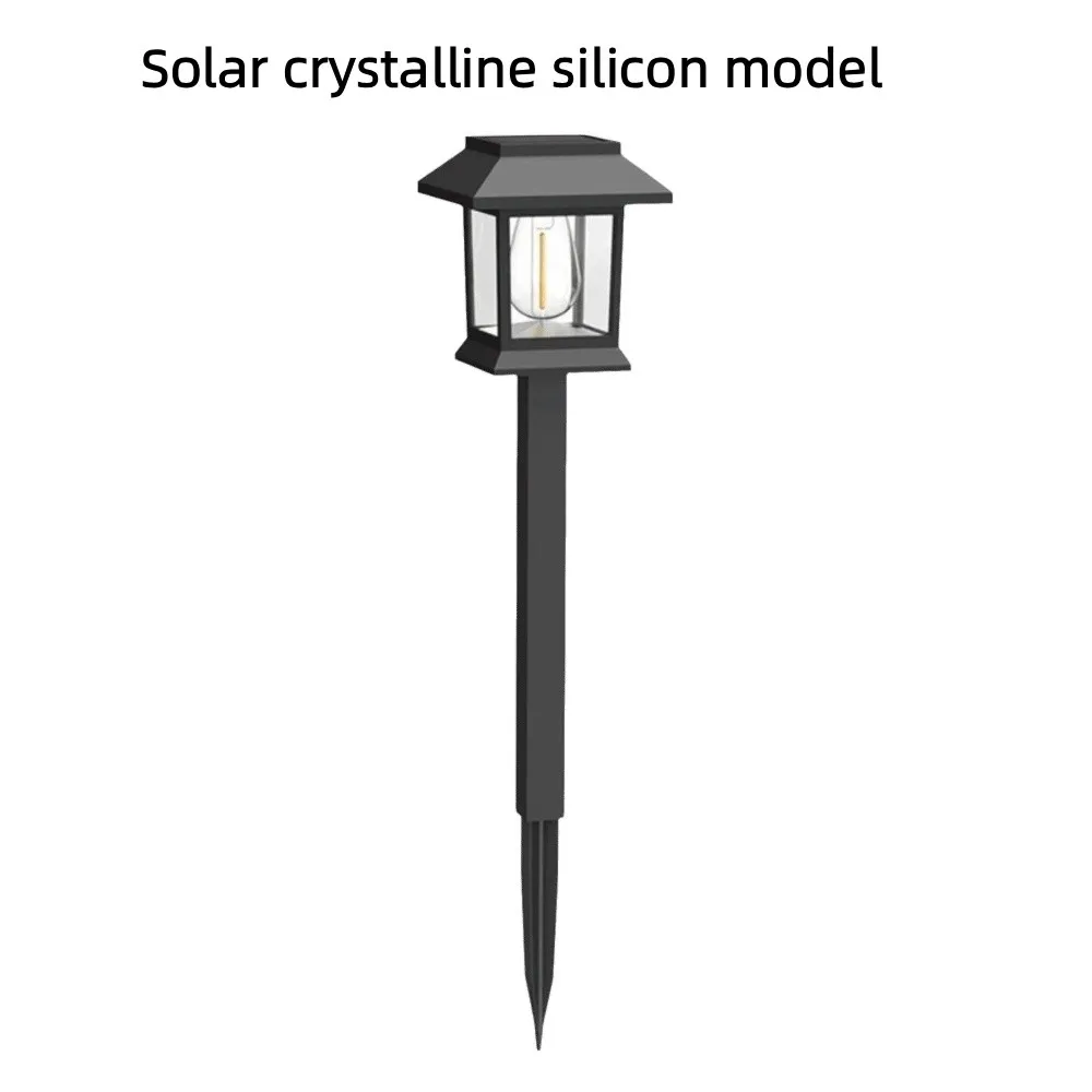 Solar Powered Solar Lawn Lights Soft Light Warm Light Landscape Lights Energy Saving Plug-in Design Ground Plug Lights
