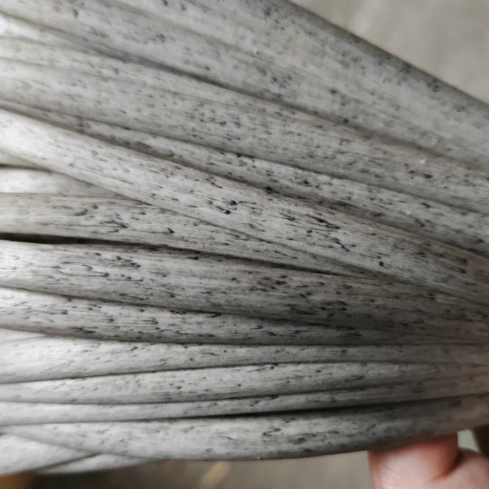 Gray Plastic Rattan Weaving Strip 30m 8mm For Chair Table Basket Repair DIY Wicker Furniture Restoration Kit