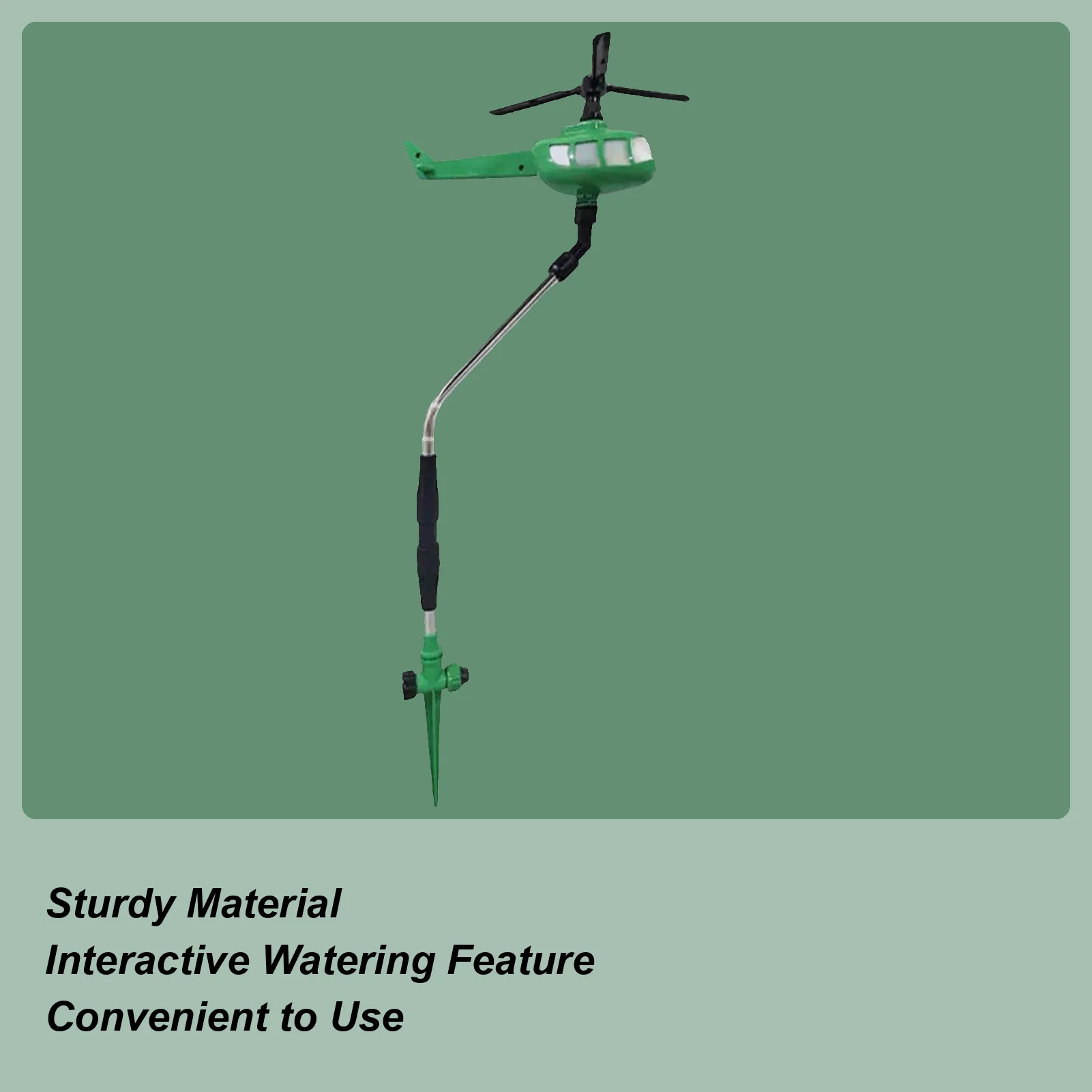 

Lawn Sprinkler Rotating Water Irrigation Decor Helicopter Sprayer Irrigation For Outdoor Plants Flower Grass Yard Lawn Garden