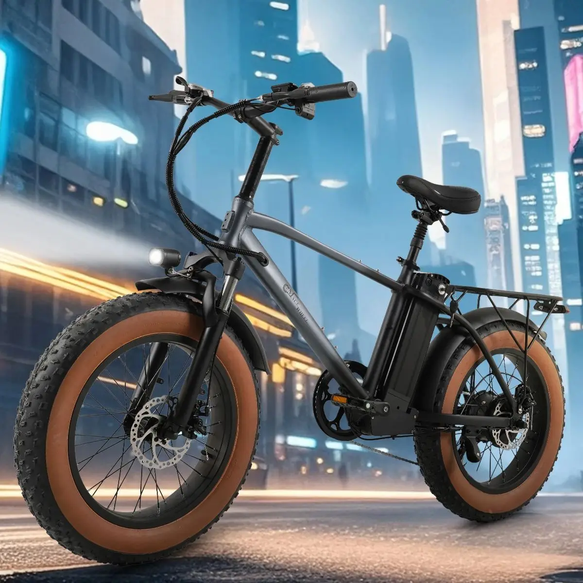 

CMACEWHEEL T20 Electric Bike for Adult 950W Peak,48V18AH 65KM Removable Battery ,20Fat Tire Electric Mountain Bike