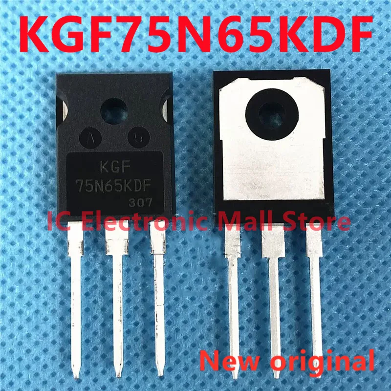 

10PCS 100% New Imported Original KGF75N65KDF-U/H KGF75N65KDF 75N65KDF TO-247 IGBT Pipe 75A 650V