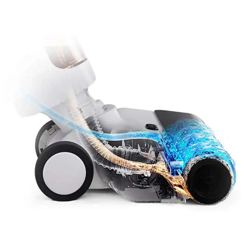 XIAOMI MIJIA 무선 바닥 세탁기 2C 항균 습식 및 건식 진공 청소기 자체 청소 크롤러 롤러 브러시 세척 Mopping