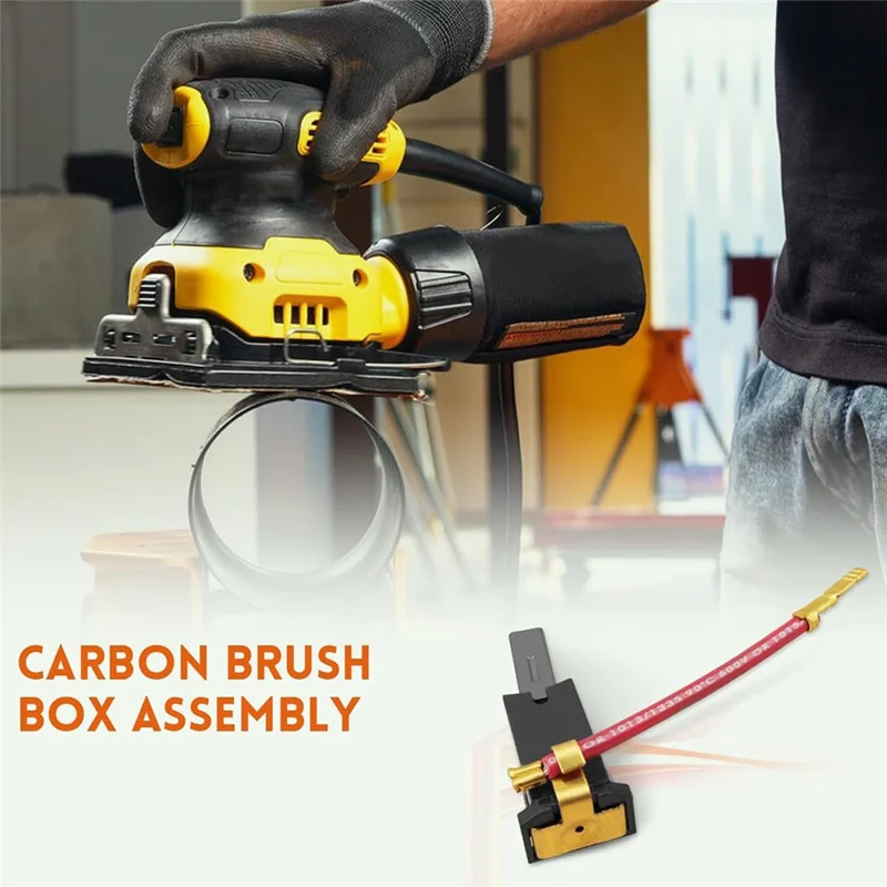 ABHU N292059 N421468 Carbon Brush Box Assembly Fit For Dewaltsander DWE6411 DWE6411K WE6420 DWE6421 DWE6423
