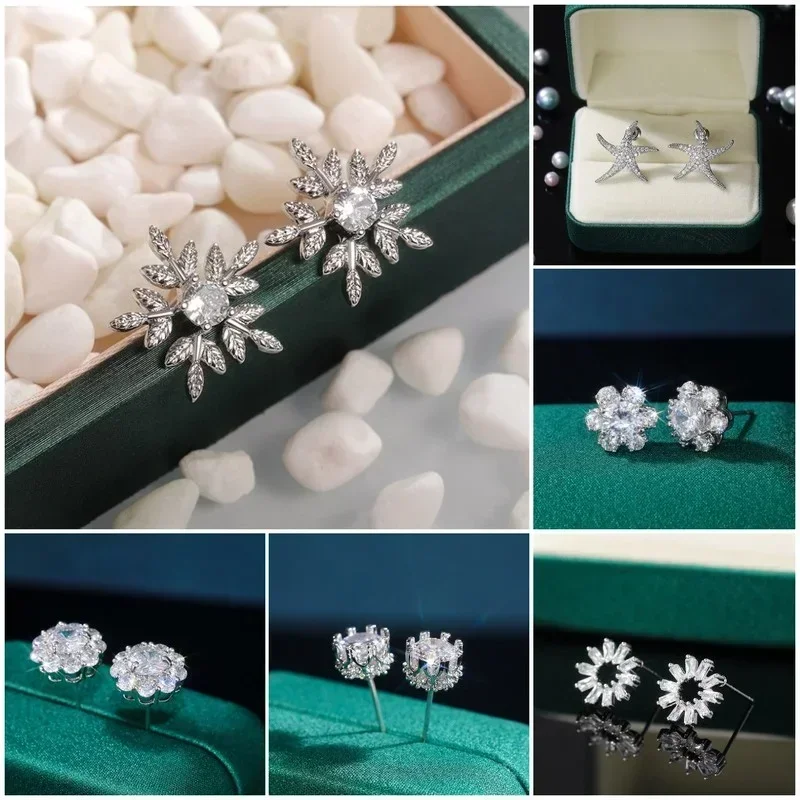2026 Statement Jewelry Earrings Female Brilliant CZ Delicate Design Bride Wedding Accessories Dazzling Gift  for Women